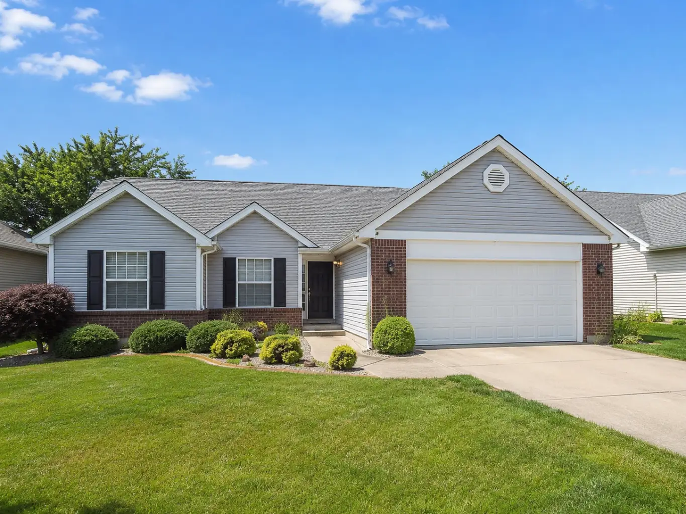 Home exterior with yard
